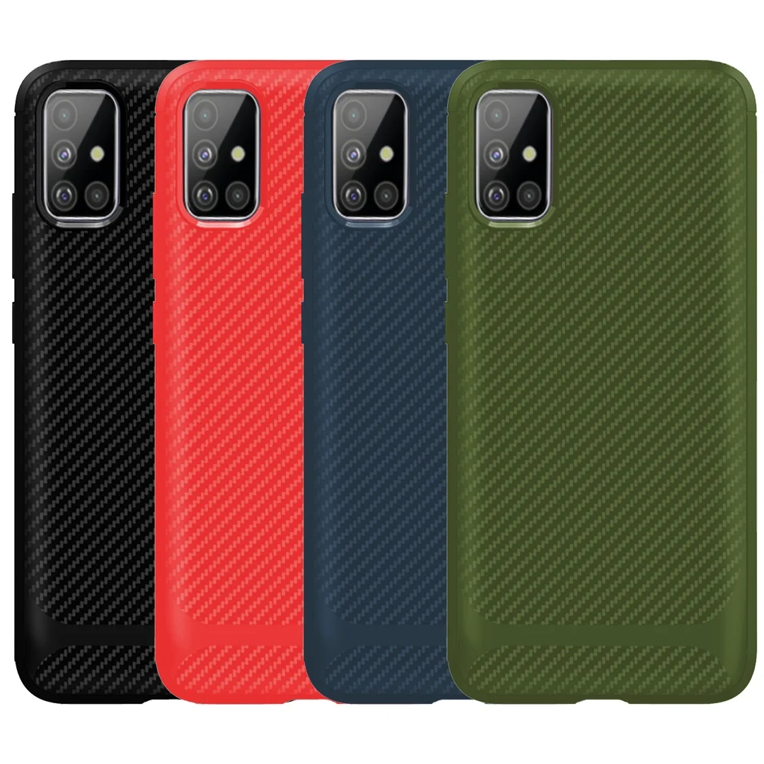 

Luxury Carbon fibre mobile phone case for for samsung a10s/a20s/a50s/a51