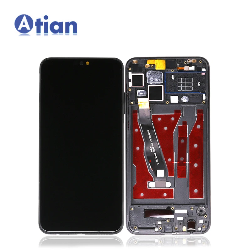 

6.5" with Frame for Huawei Honor 8X Display LCD Touch Screen JSN-AL00 JSN-L22 JSN-L21 JSN-L42 LCD Digitizer Assembly, Black