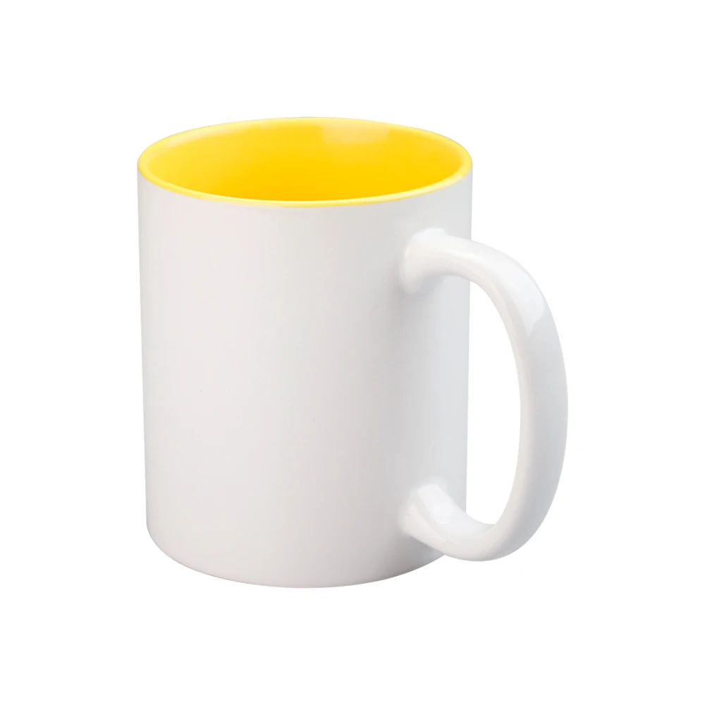 

High Quality AAA 11oz Ceramic Mugs Colored Inside Sublimation Custom Printed Coffee Mugs With Custom Logo, 10 colors