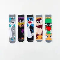 

High Quality Cheap Socks Wholesale Mens Cartoon Cotton Socks Funny Crew Socks