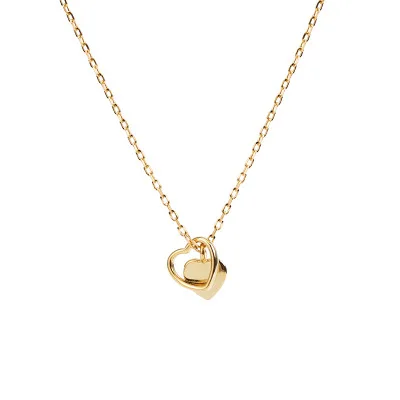 

Sterling Silver Necklace With Fashion Heart Pendant Necklace For Women Necklace Jewelry, Gold,silver