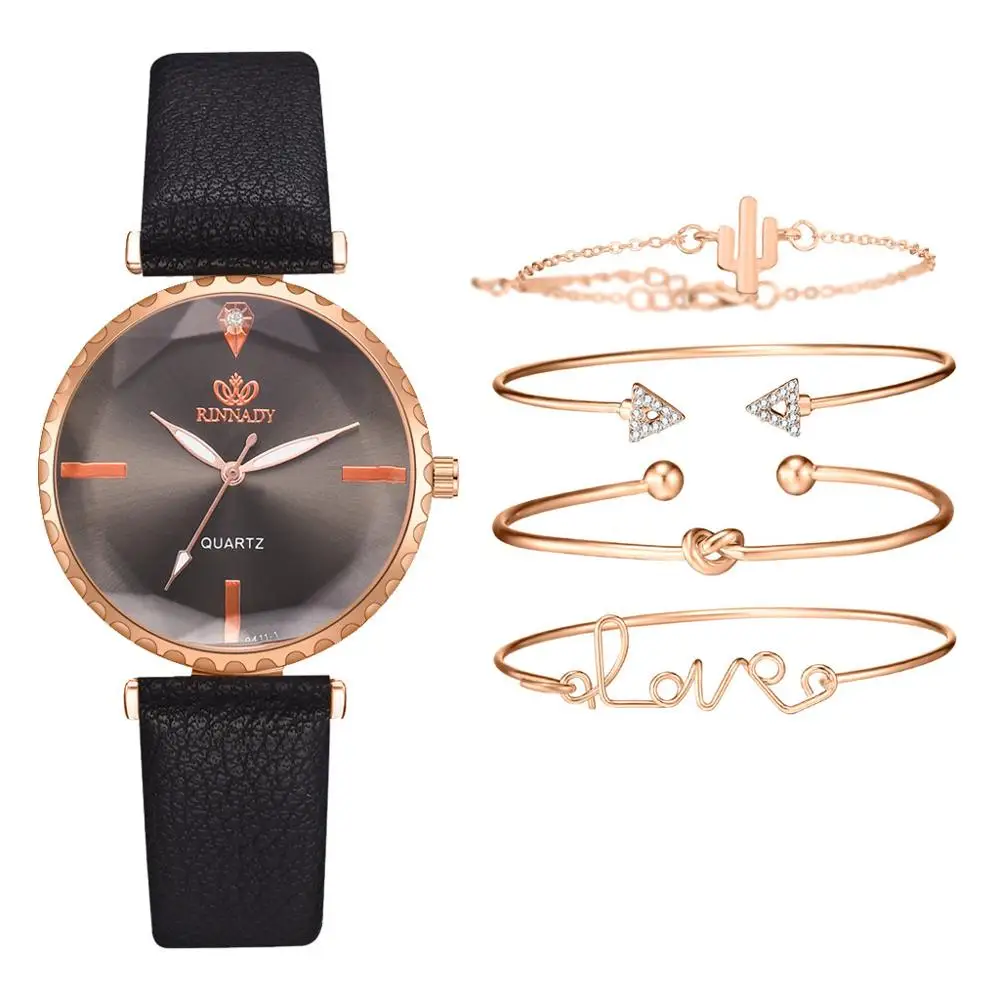 

2020 new pu watchband ladies fancy wrist watches classic quartz watch direct sales, As pic