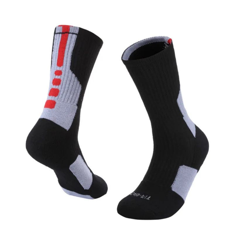 

Socks Manufactur towel basketball terry thickened crew sport designer outdoor socks for men and women