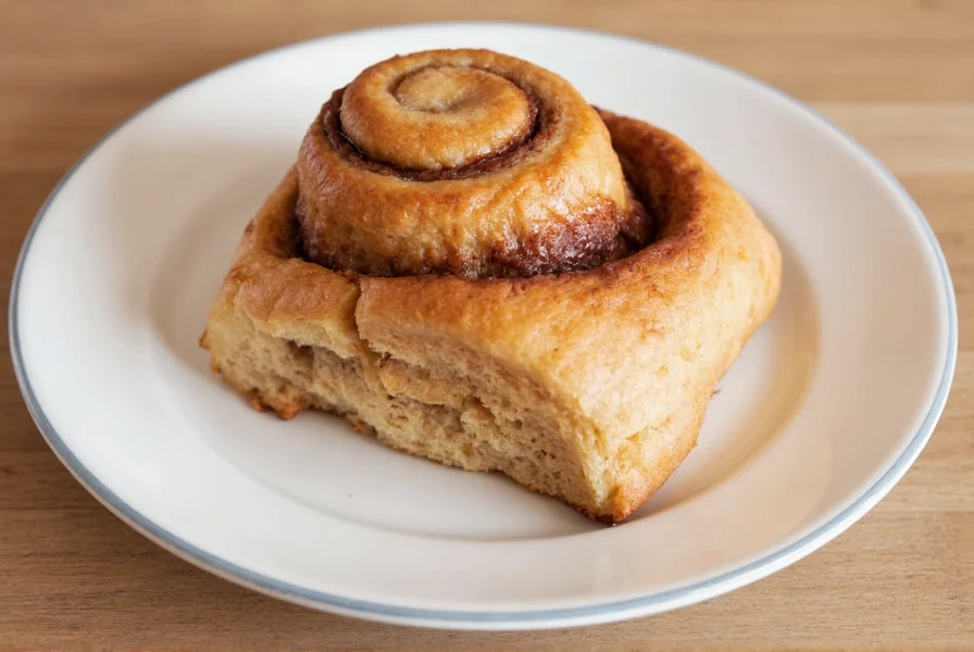 Close-up photograph of The Hive cinnamon rolls showing golden-brown exterior and melted honey glaze dripping down the sides on a rustic wooden board