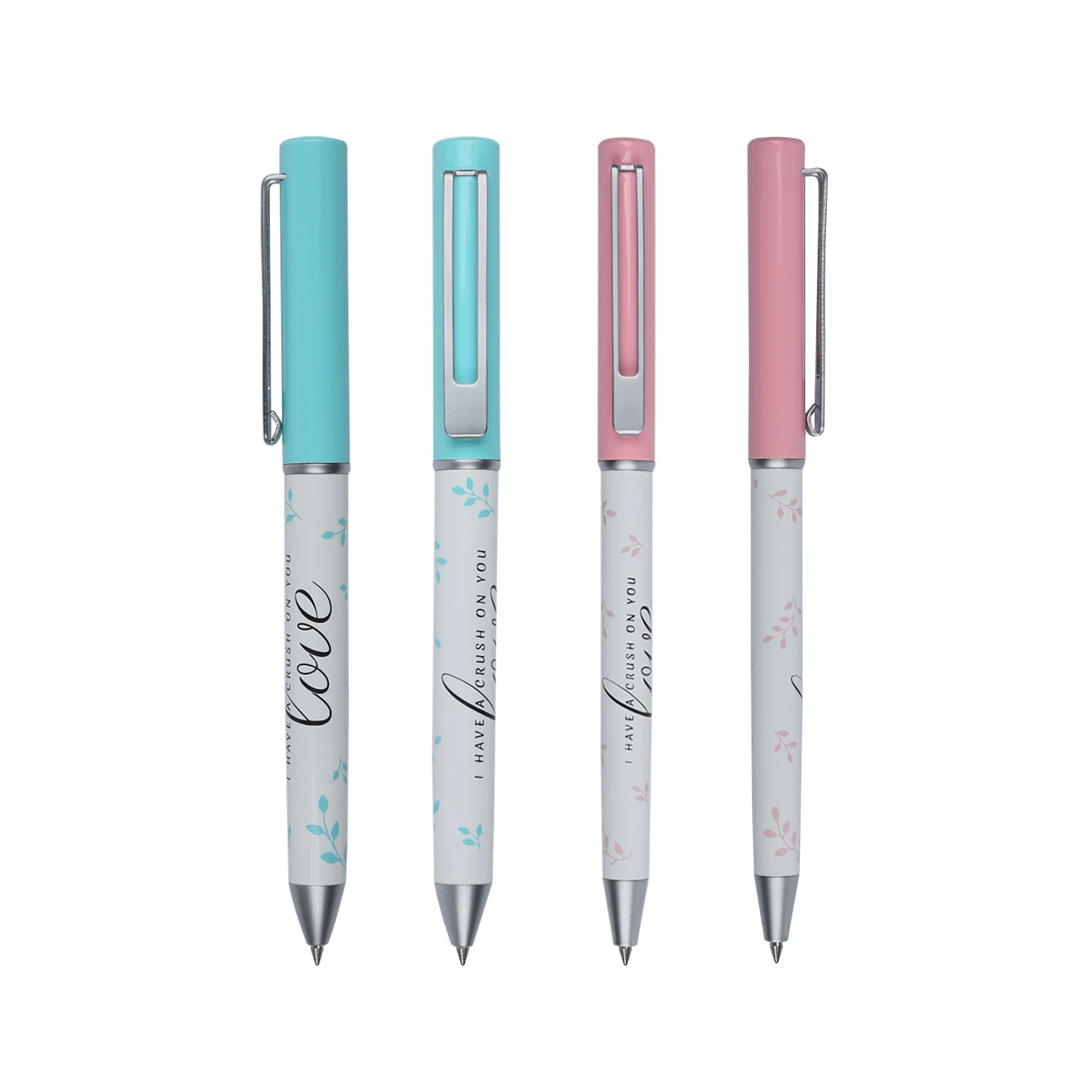 

New arrival with a plaid promotional metal ballpoint pen, Customized