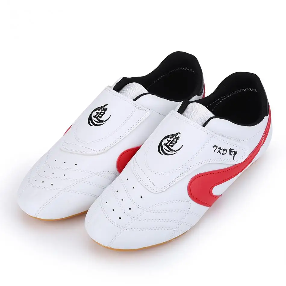 Breathable Taekwondo Shoes Karate Kung Fu Wrestling Martial Arts Shoes Woman Men Adults and children Soft Oxford Soles Sneakers