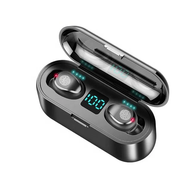 

F9 5.0 Earphone Mini in Ear 1200mAh Power Display Audifonos TWS Sport Wireless Earbuds