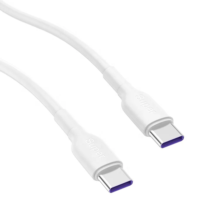 

2021 OEM design Travel Type-C quick charging line 20W mobile phone charging line FO mobile phone, Black white