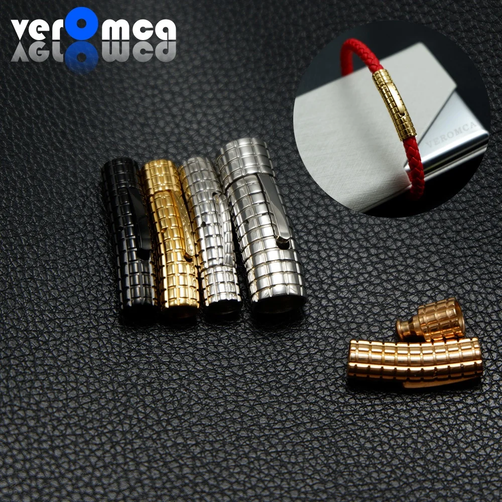 

Manufacture Wholesale Stainless Steel Snap Clasp for Leather Bracelet, Silver,gold,rose gold,black