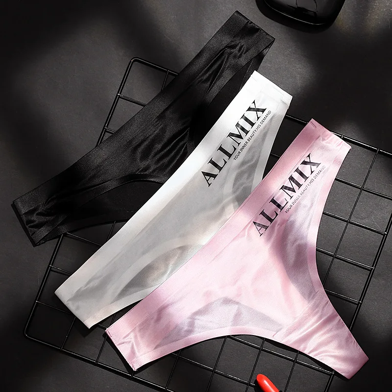 

Women G string in-stock traceless Underwear Fitness Thong women's panties