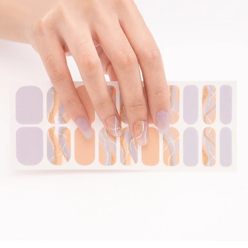 

Wholesale Amazon top Seller Huizi Brand Gel Polish Nail Art Wraps Gel Varnish Nail Polish Stickers With Uv Lights