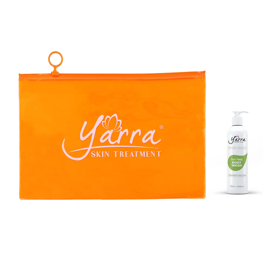 

Recyclable Custom Printed Brand Logo Orange PVC Zip lock Slider Plastic Bag For Cosmetic/Swimwear/Shampoo Zipper Pouch, Customized color