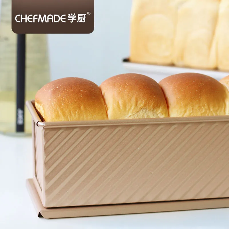 

Non stick 300G nonstick coating baking loaf pan golden for bakery, Champagne gold