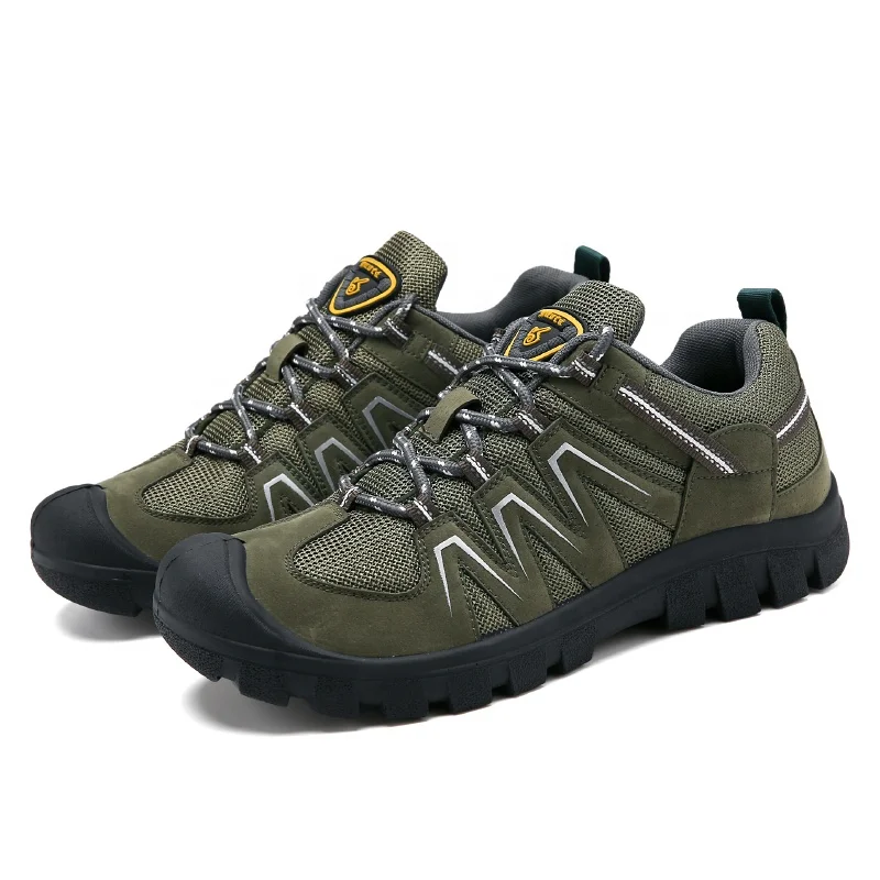 

2019 winter Hiking Shoes Men Non-Slip Sneakers Low Top for Outdoor Trailing Trekking Walking sport shoes