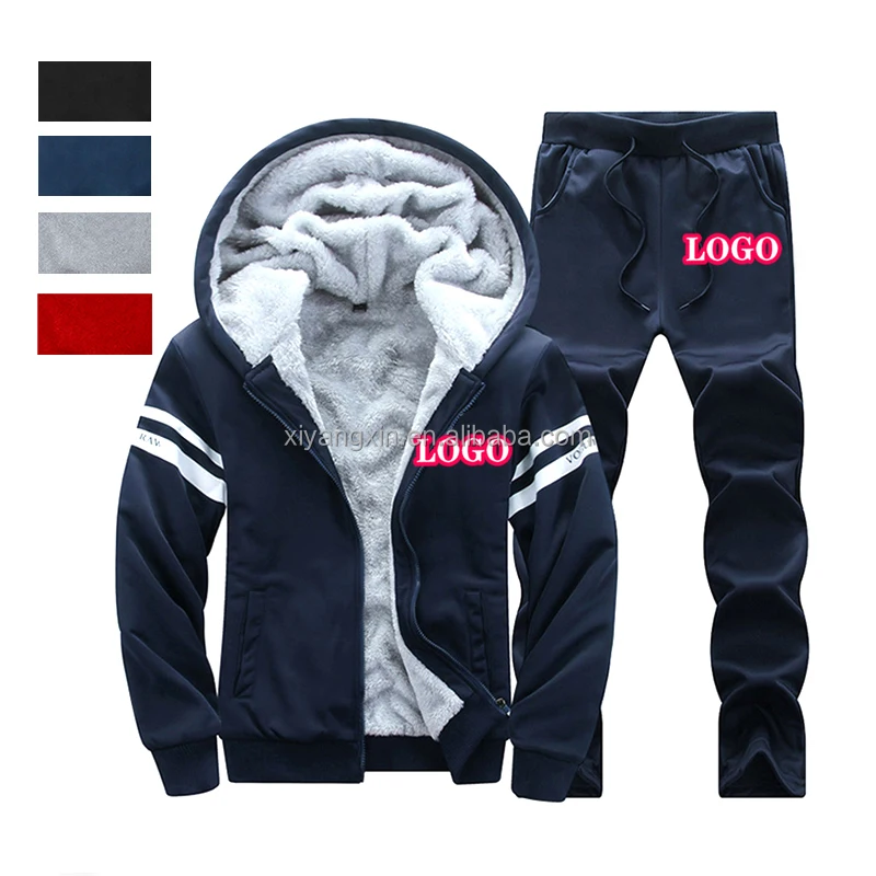 

Zip up hoodie custom Satin lined hoodie Jogging sportswear Sweat suits Tracksuit Training wear Sweatsuit Plus size Men's jackets, Customized colors