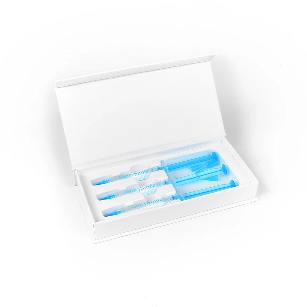 

Professional 3ML Plastic Natural Non Peroxide Dental Bleaching Teeth Whitening Syringe Gel Kit
