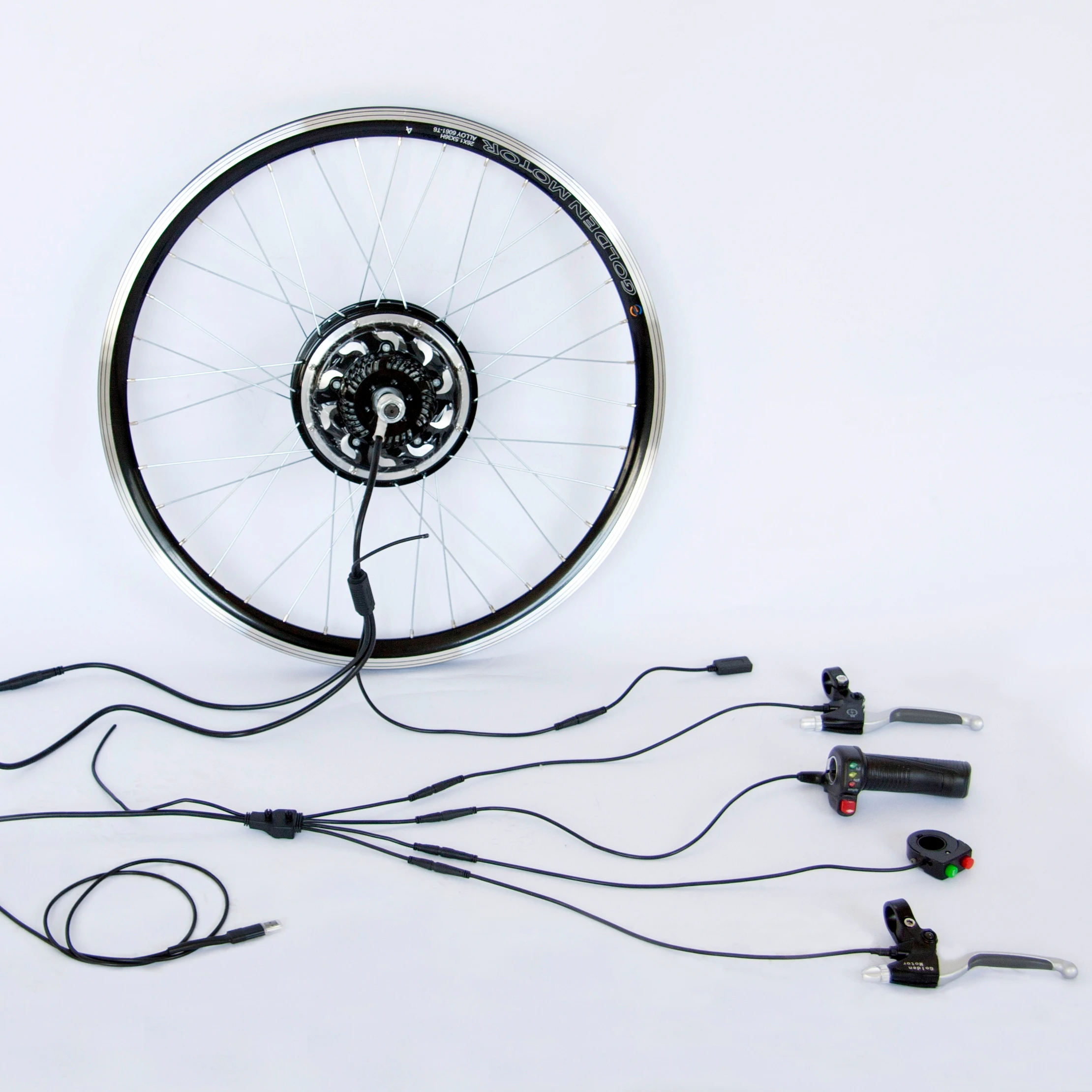

Smart pie 5 hub motor for electric bicycle e-bike, Black+silver