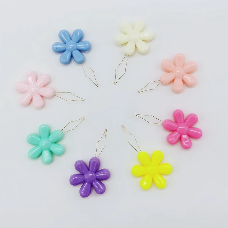 

Random Color Elderly Easy Sewing Needle Device Threader Thread Guide Tool Garment Sewing Needlework Flower Shape Threader