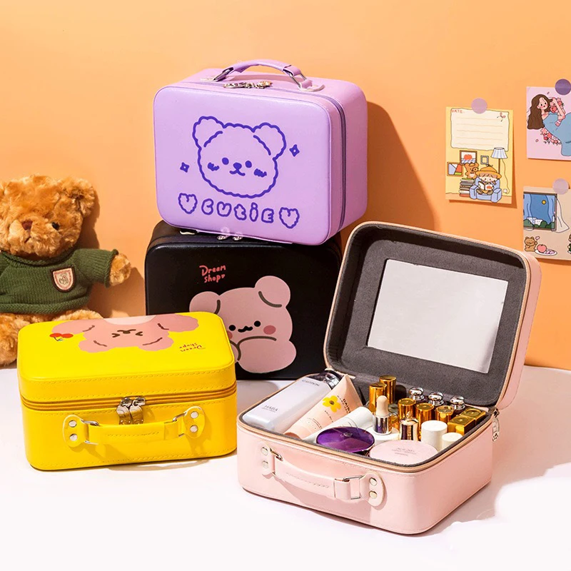 

Custom Logo Pattern Large Capacity Waterproof Multifunctional Travel Bag Cosmetic Bags & Cases, 11 colors