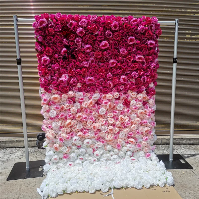 

SPR adjustable metal flower wall backdrop stand quality event wedding aluminum backdrop stand, Mix color