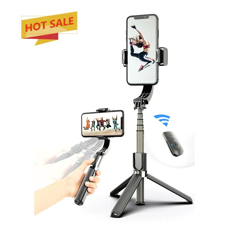 

L08 Single Axis Flexible Stabilizer Selfie Stick Wireless With Gimbal Tripod For Phone Camera