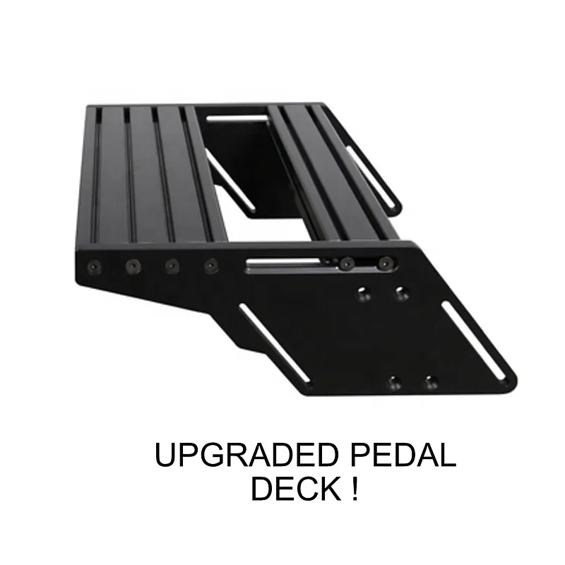 Performance Sim Racing Simulator Cockpit Parts Racing Aluminum Profile Reverse Mount Swing Short Brake Clutch Dual Pedal Mount