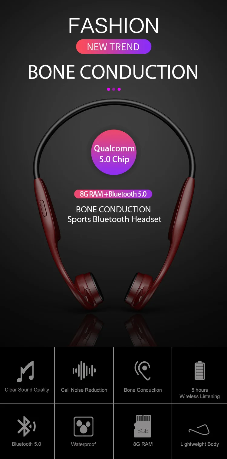 Bone Conduction Headphone Gaming Bone Conduction Headphone Best Bone