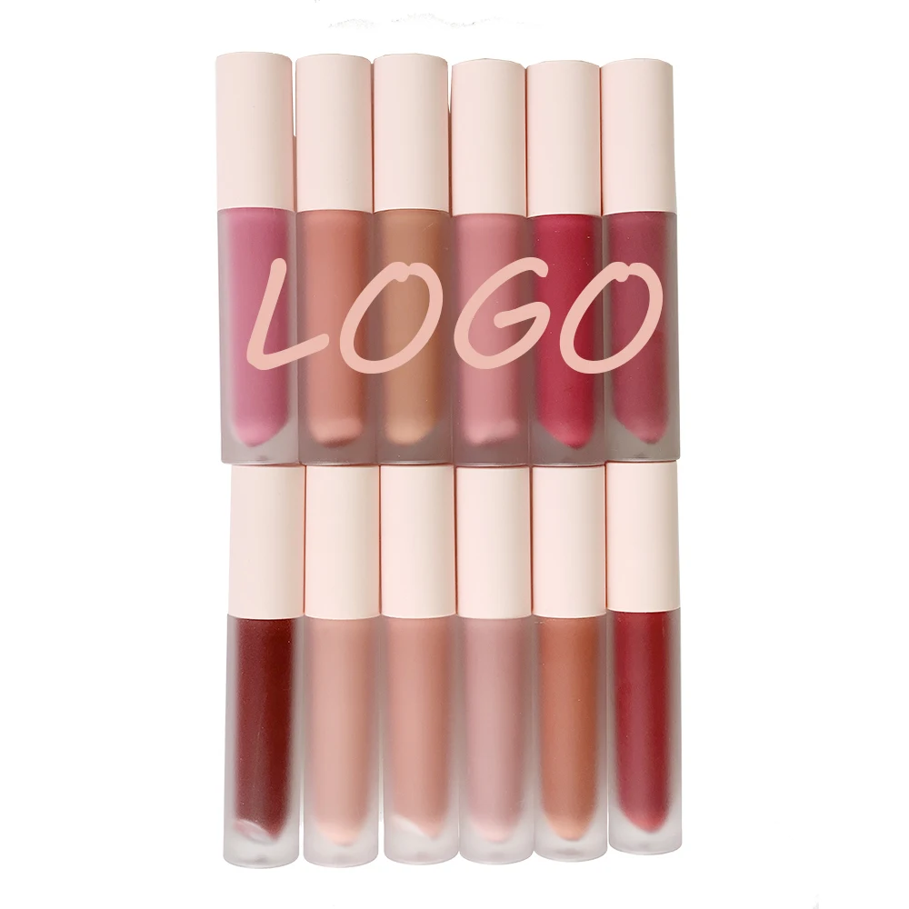 

2021 Oem Logo Printing Unique Fancy Lip Gloss Labels Custom Tube Top Pink Wand Tubes Lipgloss