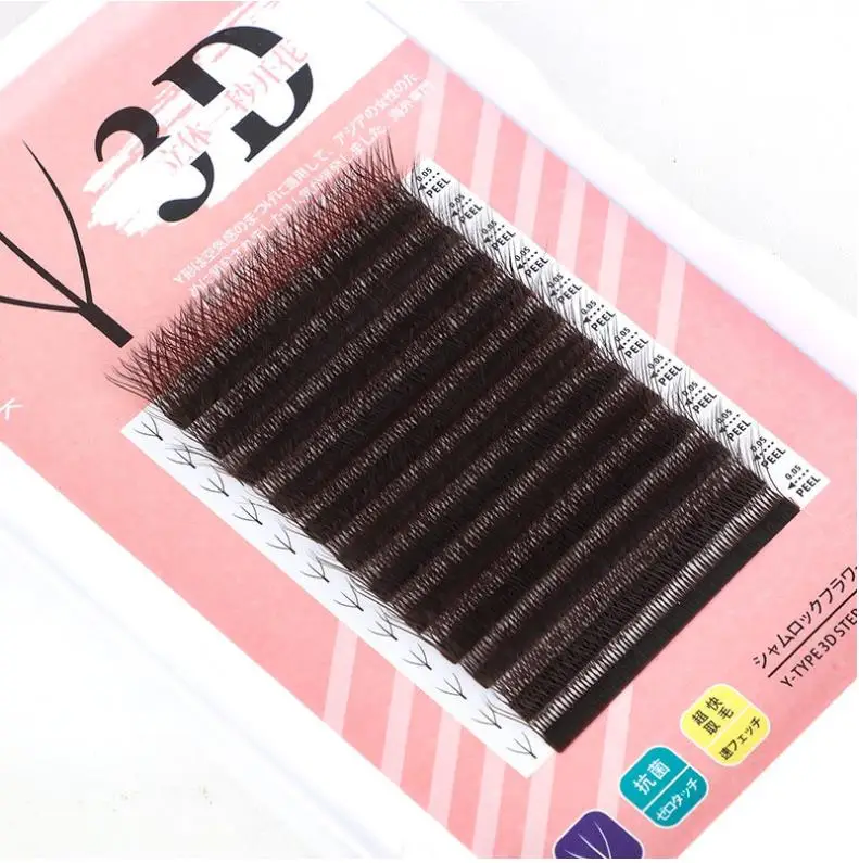 

Makeup W Shape Auto-Fans Eyelash Extension Volume Lashes Maquiagem Clios 0.05mm Easy-Fans Premium Natural Eyelashes