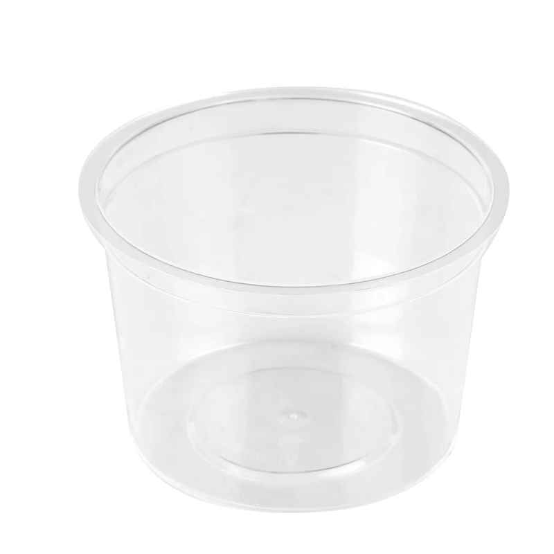 

WHOLESALE 16 OZ Round Shape Clear Lid Disposable Plastic Food Hot Soup Bowl with Lid