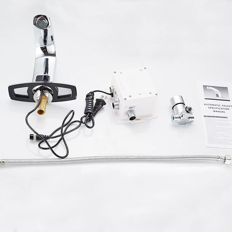 Bwe Touchless Automatic Faucet Motion Sensor Adapter Tap For Bathroom