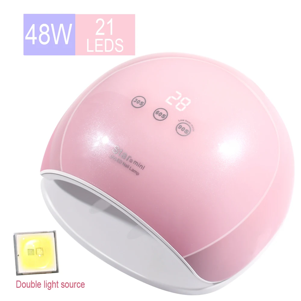 

Wholesale Smart Sensor Nail Art Dryer LED Nail Lamp 48w Timing Women Nails Polish Gel Fast Drying Machine Lampe UV Pour Ongle
