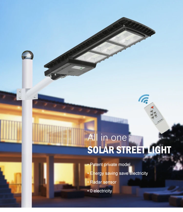 Lampione Solare Streetlight Outdoor 6v Smd Modern High Power Solar ...