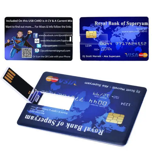 

Gitra Flip Credit Card Style Usb Flash Memory Stick Drives Custom Printed Bank Card PEN Drive USB 4gb 8gb 16gb 32gb 64gb 128gb
