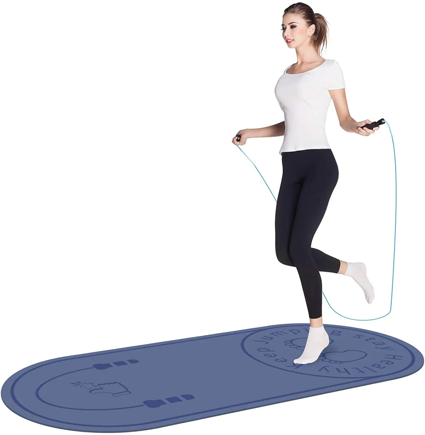 

2021 Hot sell cheap price Soundproof anti slip skipping mat anti skip mat, Customized color