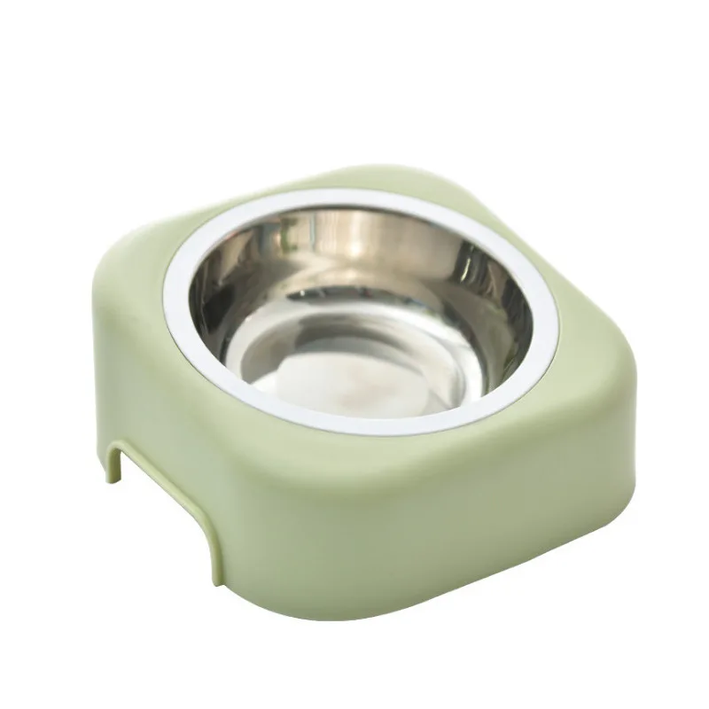 

Supplies Self Cleaning Travel Wholesale Amazon Top Seller Round Stainless Steel Water Food Feed Dog Feeder Pet Bowl