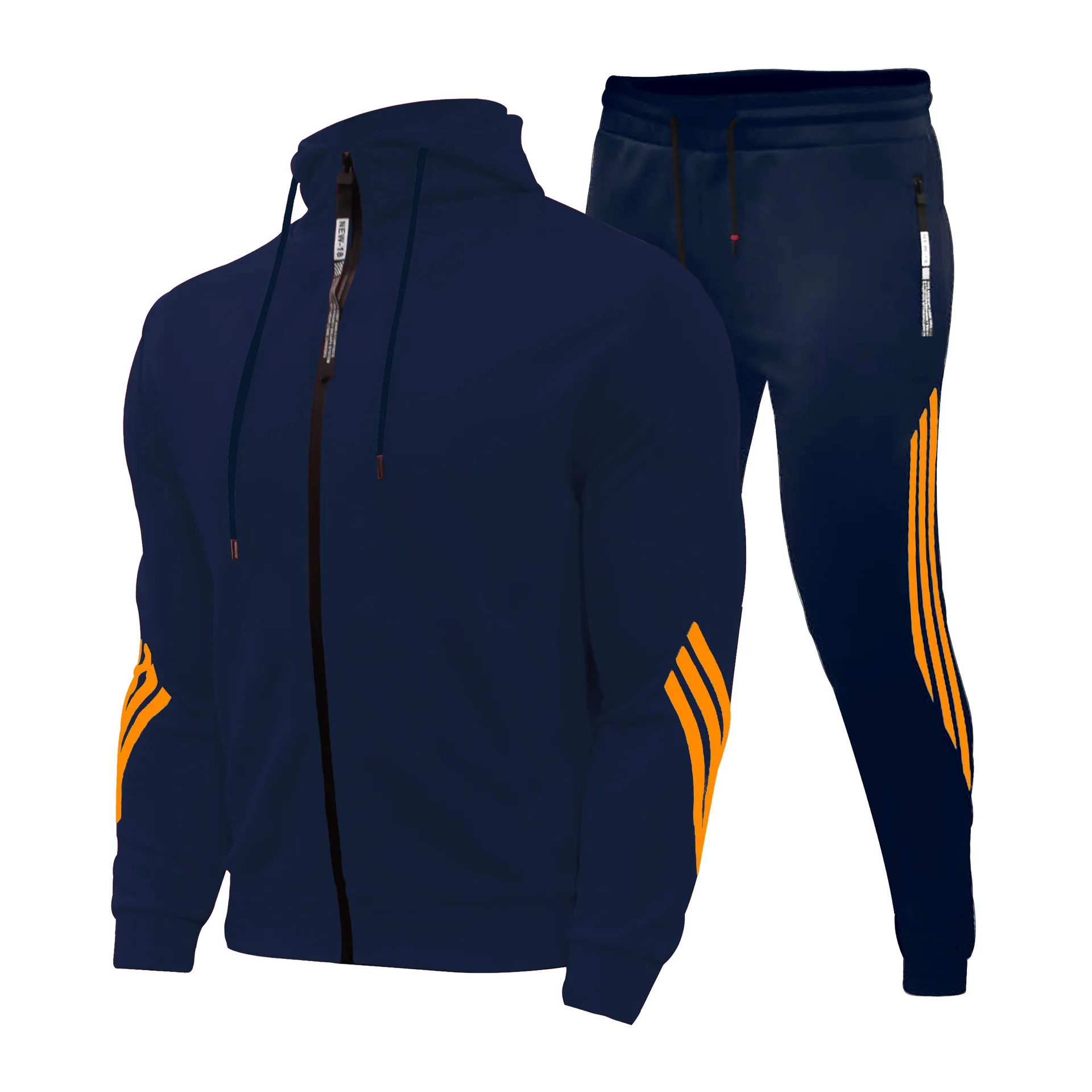 

Wholesale Pullover High Quality Mens Active Custom Casual Mens Fleece Tracksuit