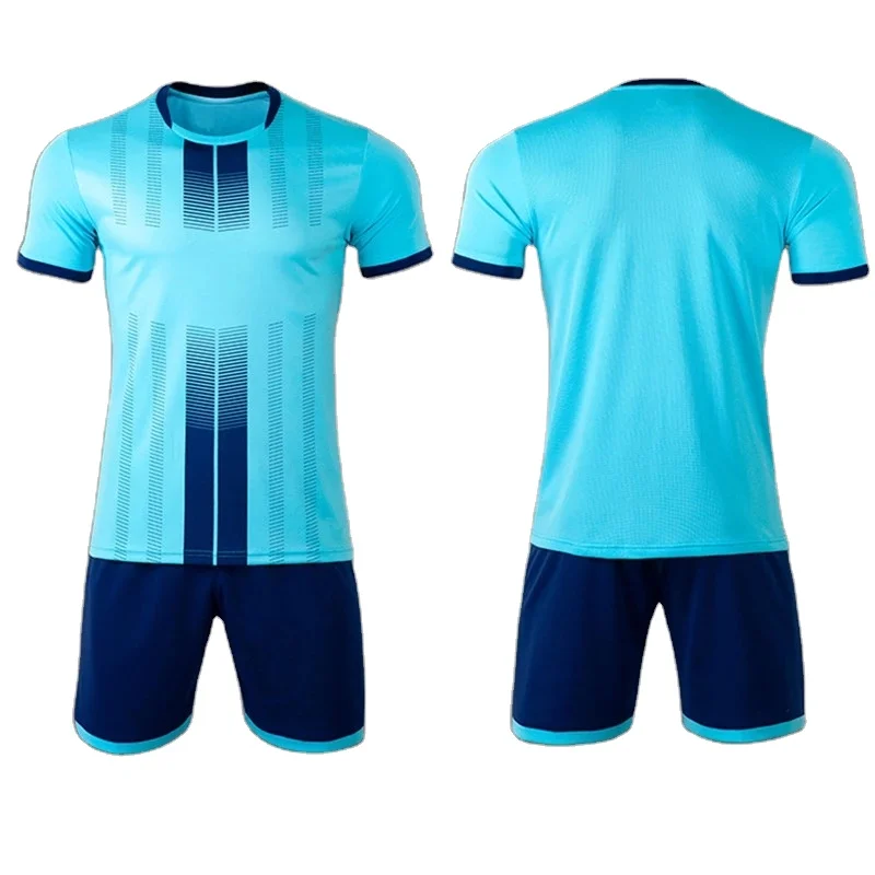 

china directly factory custom soccer football training jersey kits, Striped