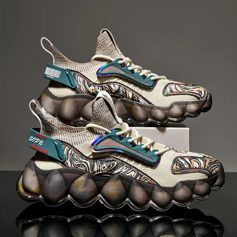 

2021 Fashion design walking outdoor breathable air sports shoes women's fashion sneakers