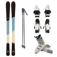 

freestyle skis set snow binding and snow boots shoes alpine ski adult oem ski
