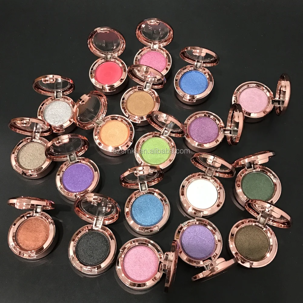 

Factory custom round single eyeshadow palette 24 pans circle eyeshadow empty pans
