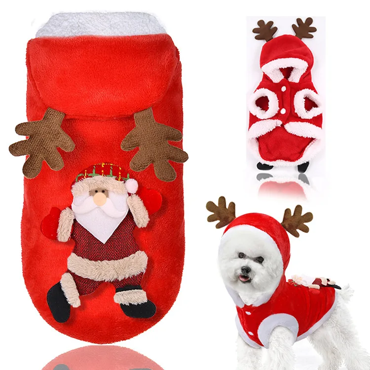 

Luxury and Cute Dog Christmas Clothes for Small Dogs Puppy, Print