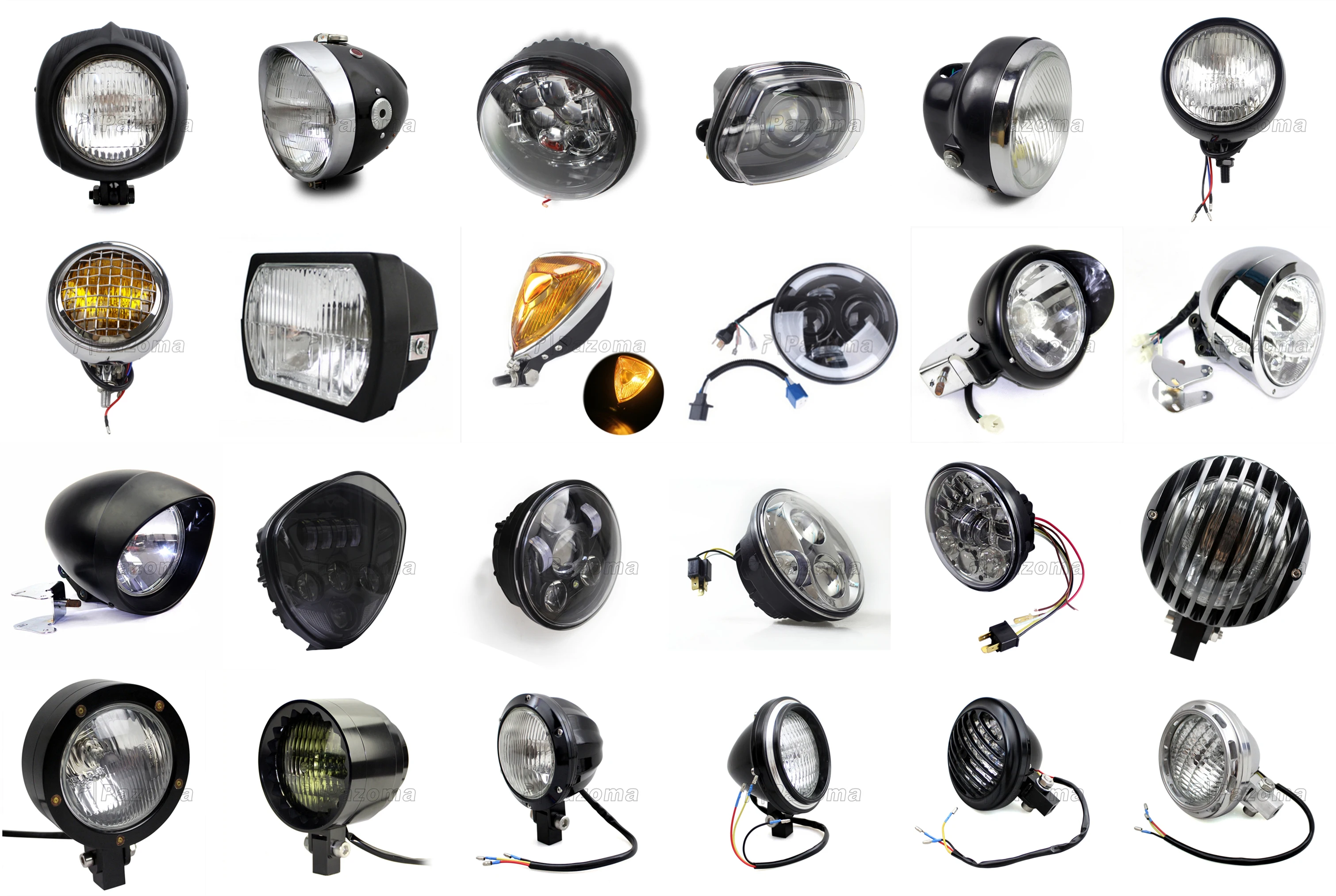 High Quality Black Led Motorcycle Headlight For Sprint 150 Gl Super Gtr Motorcycle Lighting