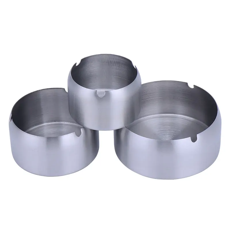 

Stainless Steel Cigar Ashtray for Outside outdoor windproof stainless steel portable outdoor desktop ashtray