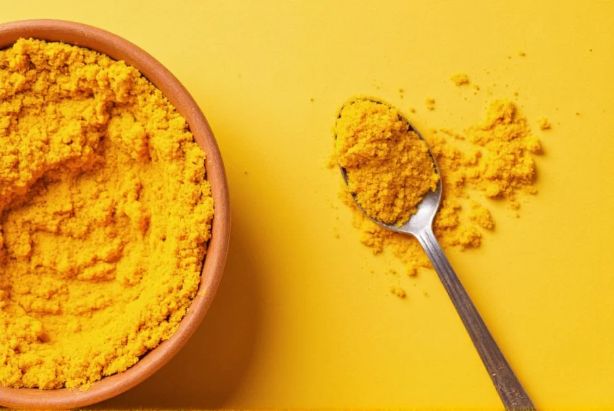 Healthy meal with turmeric incorporated for natural fat loss support