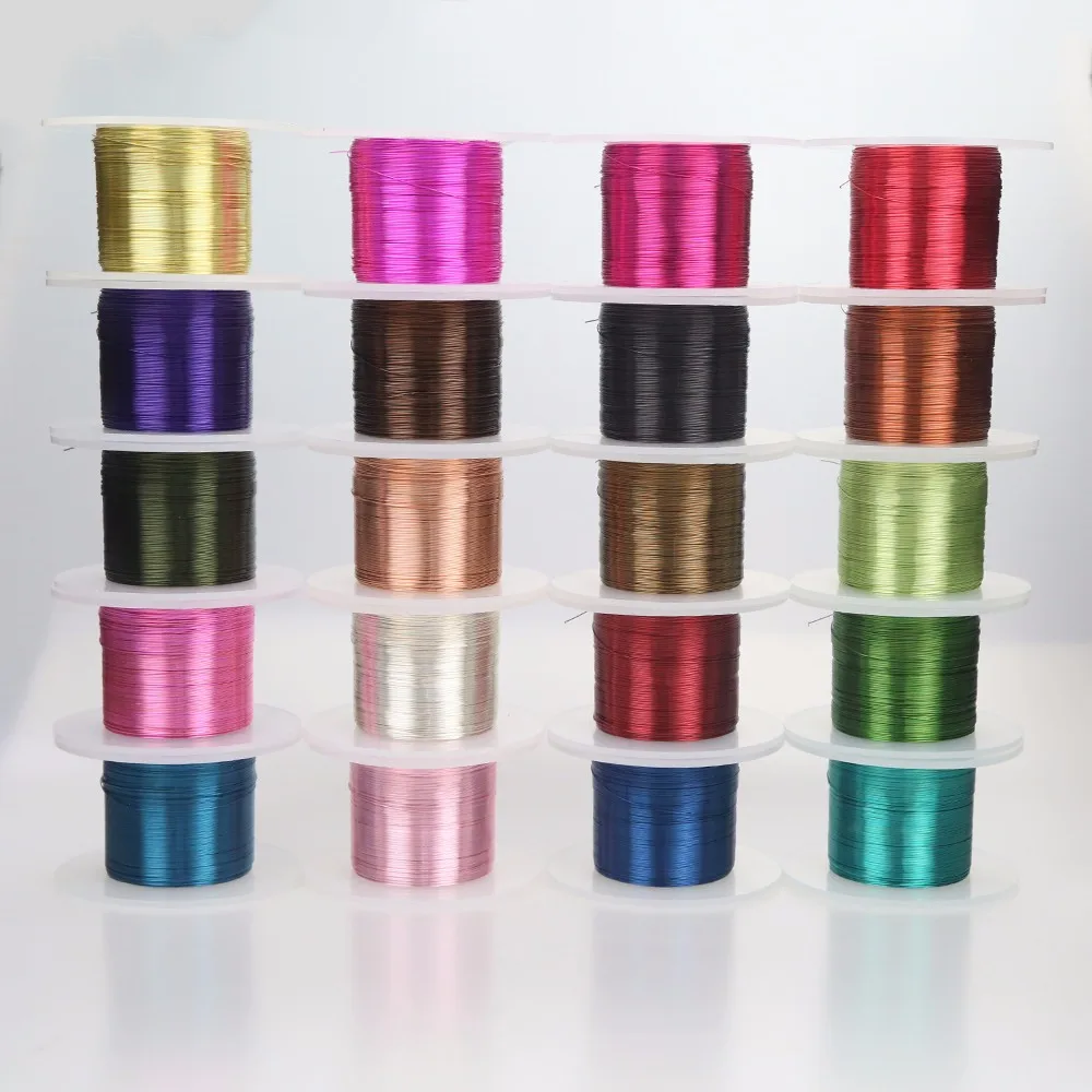 

XuQian 30 Gauge Gold Plated Copper Wire for Jewelry Making Supplies, Various