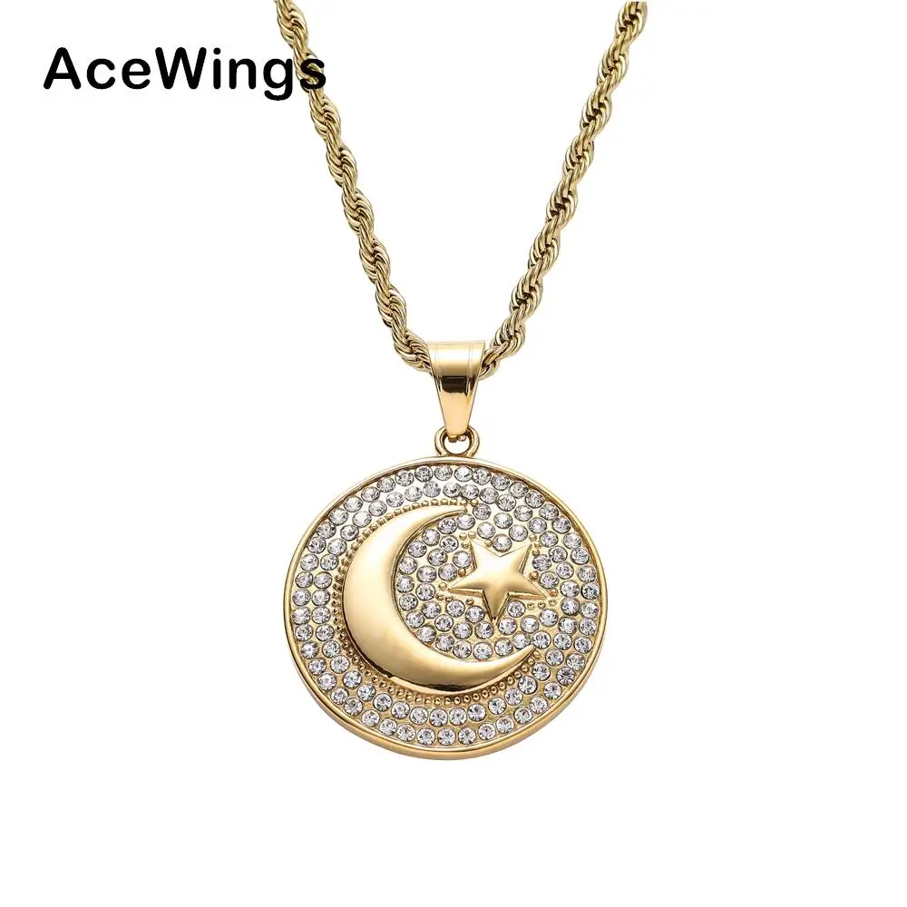 

SN228 Female Male Fashion Stainless Steel Jewelry Pendant Necklace Hip Hop Jewelry for men bling bling