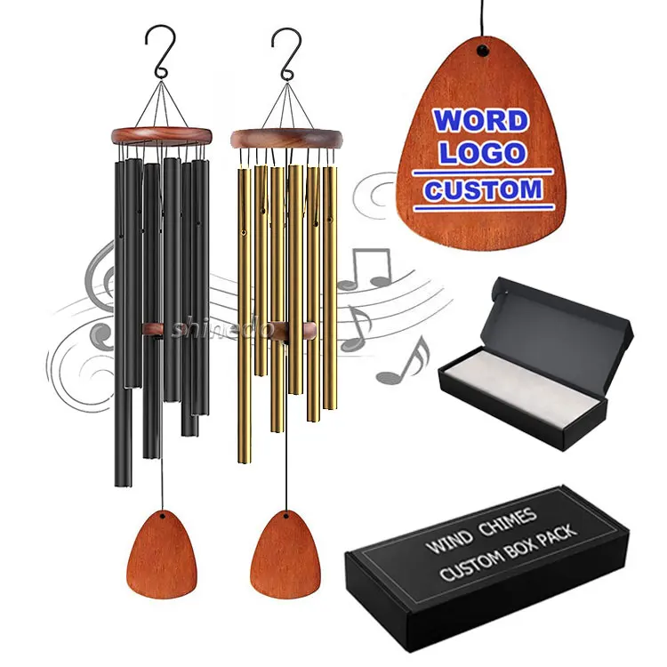 

Custom Aluminum Sympathy Wind chimes Bereavement Gifts Outdoor 32 Inch Memorial Wind Chimes