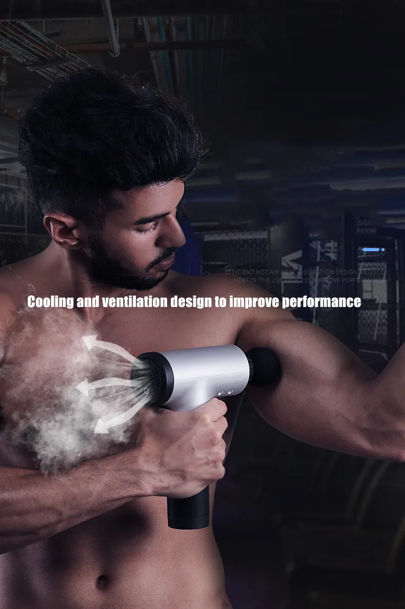 Latest Cordless Full Body Deep Muscle Massage Gun Vibration Pistool Percussion Massager Therapy Musculo Relaxy Recovery Pistolet
