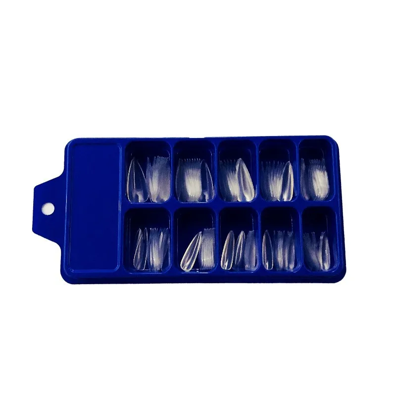

100Pcs/box Semi-finished Product Art Manicure False Nail Tips Ballerina Full Cover Long Coffin Fake Nails
